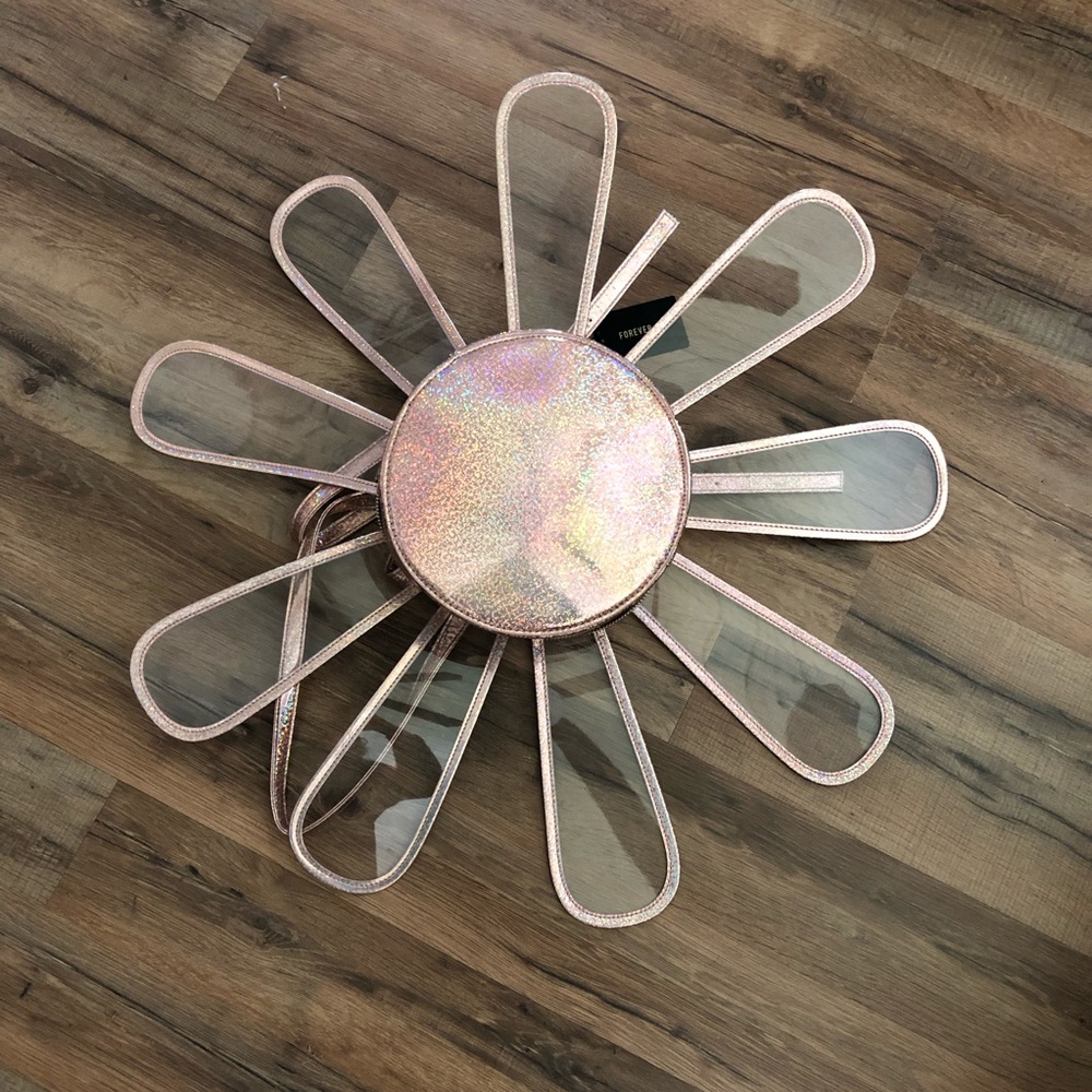 Holographic Daisy Mini Backpack